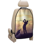 Pro Golf Swing Print Car Seat Organizers