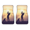 Pro Golf Swing Print Front Car Floor Mats