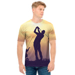 Pro Golf Swing Print Men's T-Shirt