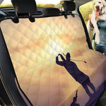 Pro Golf Swing Print Pet Car Back Seat Cover