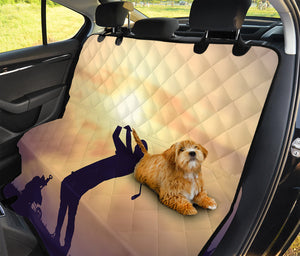 Pro Golf Swing Print Pet Car Back Seat Cover