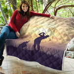 Pro Golf Swing Print Quilt
