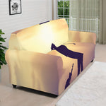 Pro Golf Swing Print Sofa Cover
