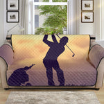 Pro Golf Swing Print Sofa Protector