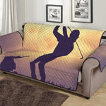 Pro Golf Swing Print Sofa Protector