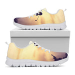 Pro Golf Swing Print White Sneakers
