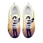 Pro Golf Swing Print White Sneakers
