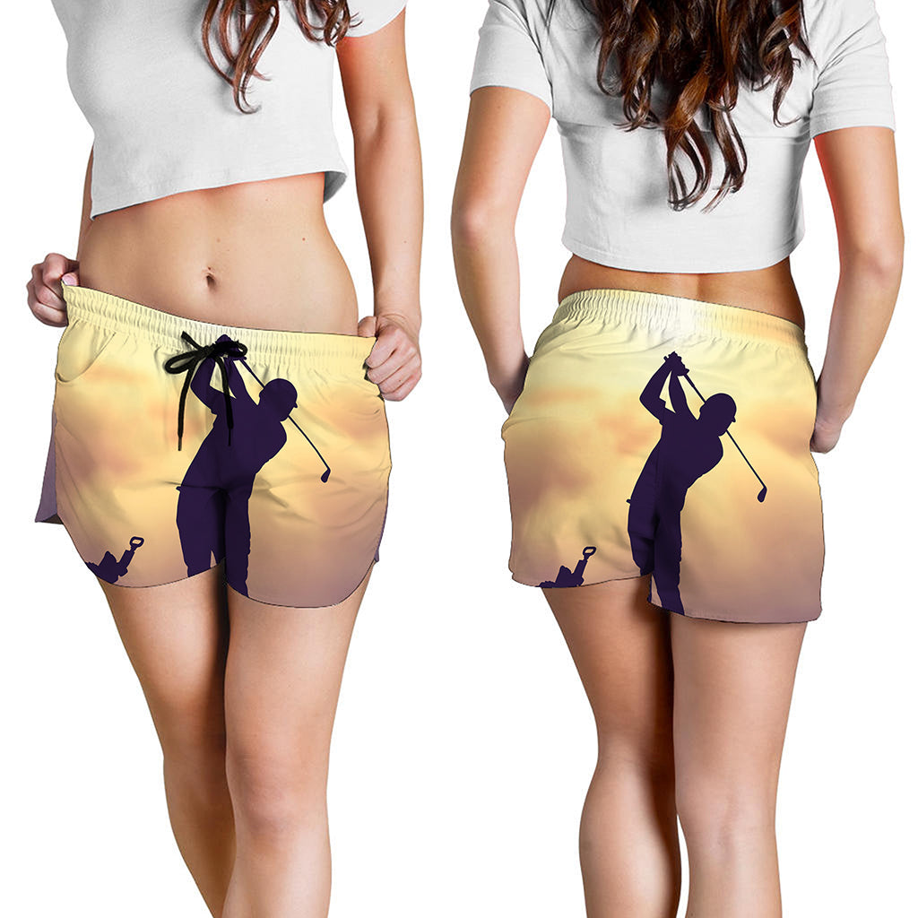 Pro Golf Swing Print Women's Shorts