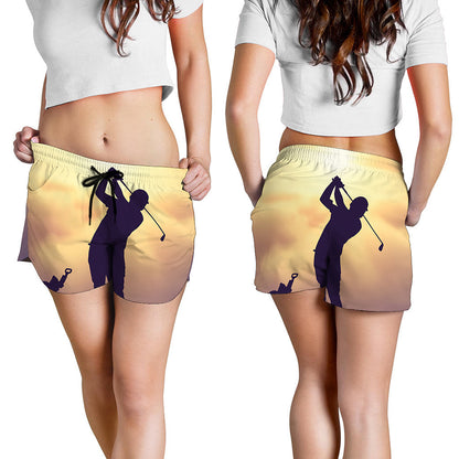 Pro Golf Swing Print Women's Shorts