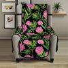 Protea Floral Pattern Print Armchair Protector