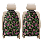Protea Floral Pattern Print Car Seat Organizers