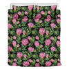 Protea Floral Pattern Print Duvet Cover Bedding Set