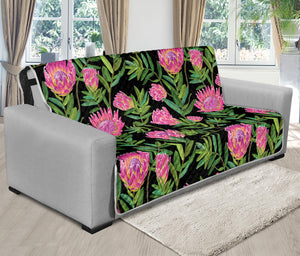 Protea Floral Pattern Print Futon Protector