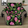 Protea Floral Pattern Print Recliner Protector