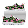 Protea Floral Pattern Print White Sneakers