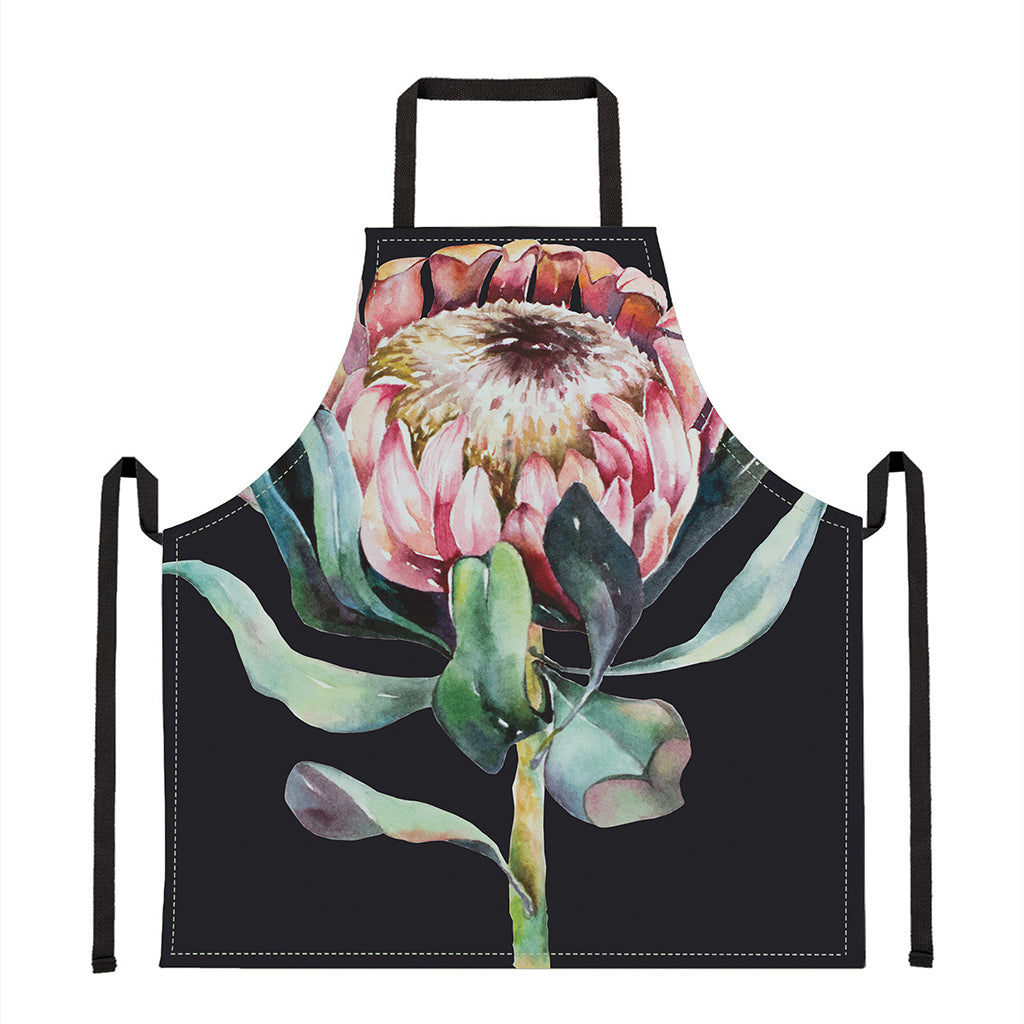 Protea Flower Print Apron