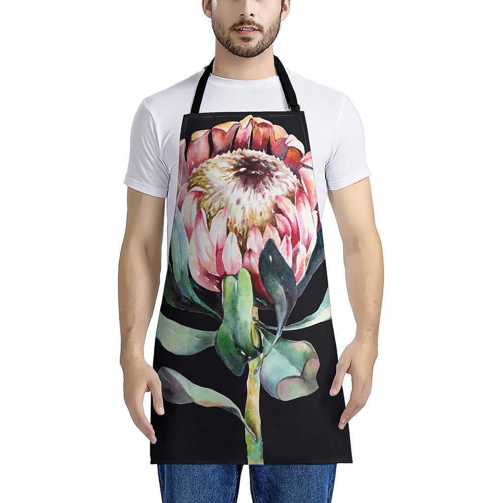 Protea Flower Print Apron