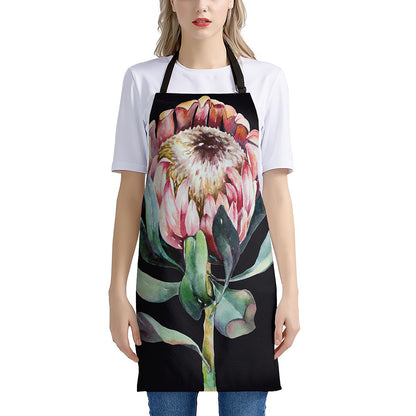 Protea Flower Print Apron