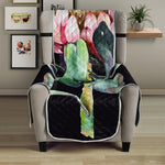 Protea Flower Print Armchair Protector