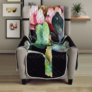 Protea Flower Print Armchair Protector