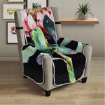 Protea Flower Print Armchair Protector