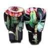 Protea Flower Print Boxing Gloves