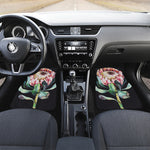 Protea Flower Print Front Car Floor Mats