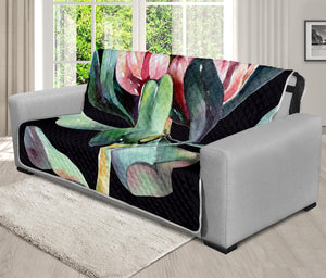 Protea Flower Print Futon Protector