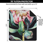 Protea Flower Print Futon Protector