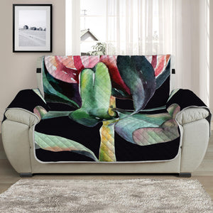 Protea Flower Print Half Sofa Protector