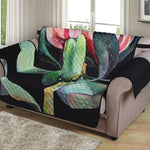 Protea Flower Print Loveseat Protector