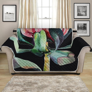 Protea Flower Print Loveseat Protector