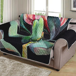 Protea Flower Print Loveseat Protector