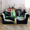 Protea Flower Print Loveseat Slipcover