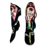 Protea Flower Print Muay Thai Shin Guard