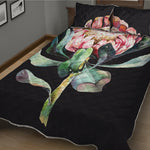 Protea Flower Print Quilt Bed Set