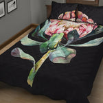 Protea Flower Print Quilt Bed Set