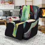 Protea Flower Print Recliner Slipcover