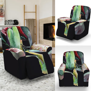 Protea Flower Print Recliner Slipcover