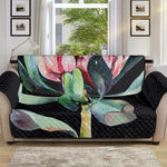 Protea Flower Print Sofa Protector