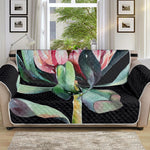 Protea Flower Print Sofa Protector