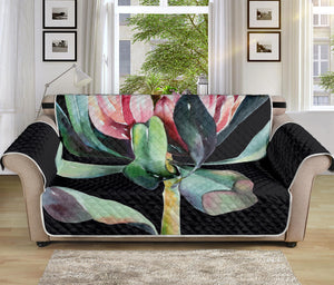 Protea Flower Print Sofa Protector