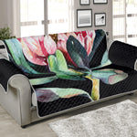 Protea Flower Print Sofa Protector