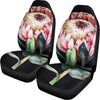 Protea Flower Print Universal Fit Car Seat Covers