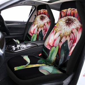 Protea Flower Print Universal Fit Car Seat Covers