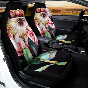 Protea Flower Print Universal Fit Car Seat Covers