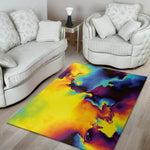 Psychedelic Acid Print Area Rug