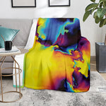 Psychedelic Acid Print Blanket