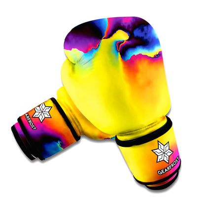 Psychedelic Acid Print Boxing Gloves