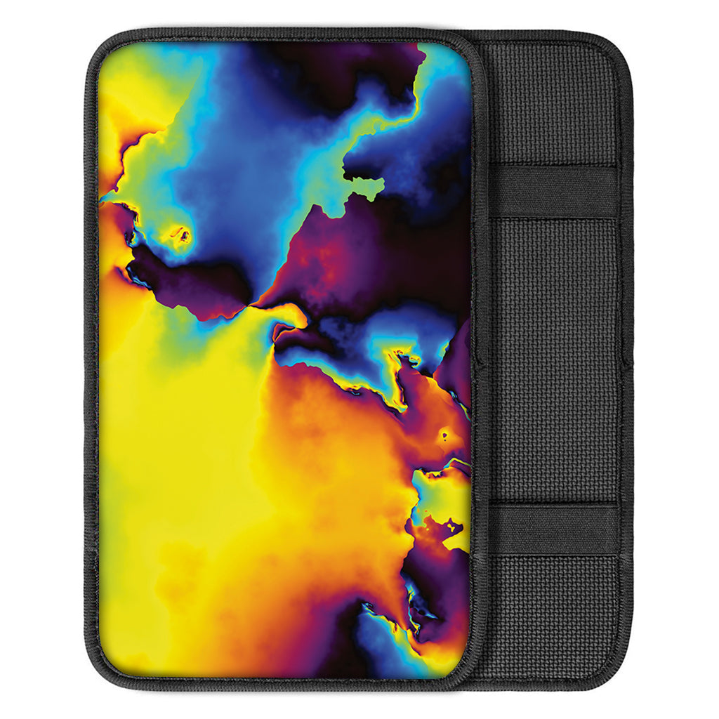 Psychedelic Acid Print Car Center Console Cover